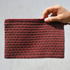 Brown Simple Clutch in Coffee Plaid